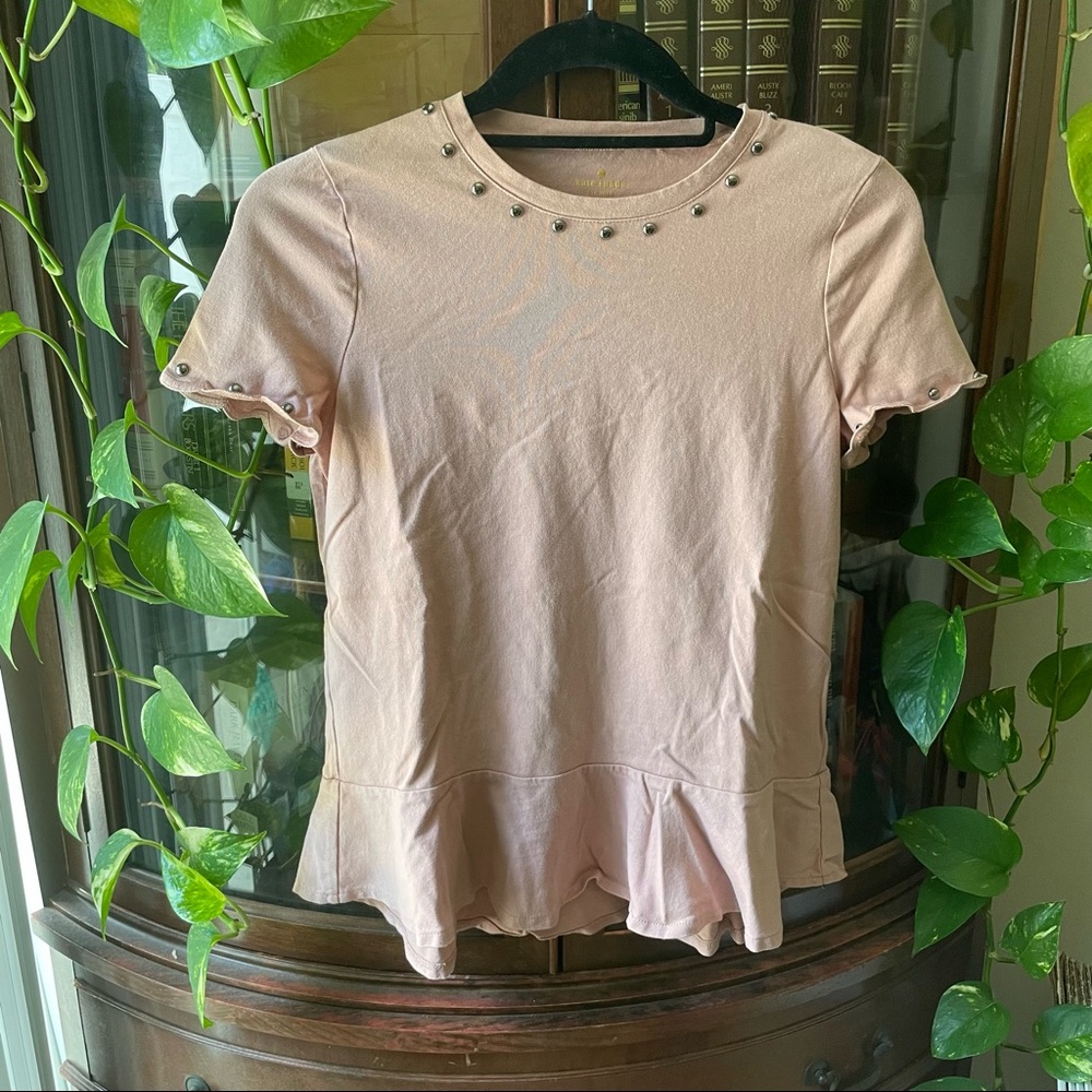 Kate Spade peplum tee